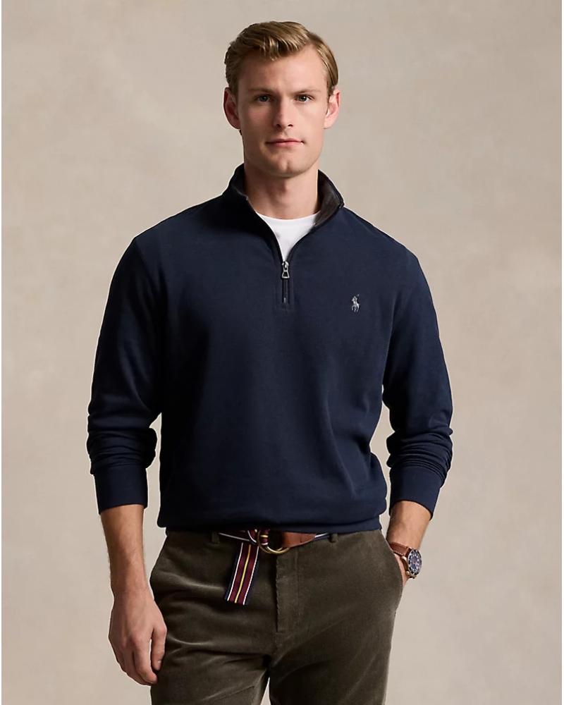 SWEAT RALPH LAUREN DEMI ZIP  MARINE