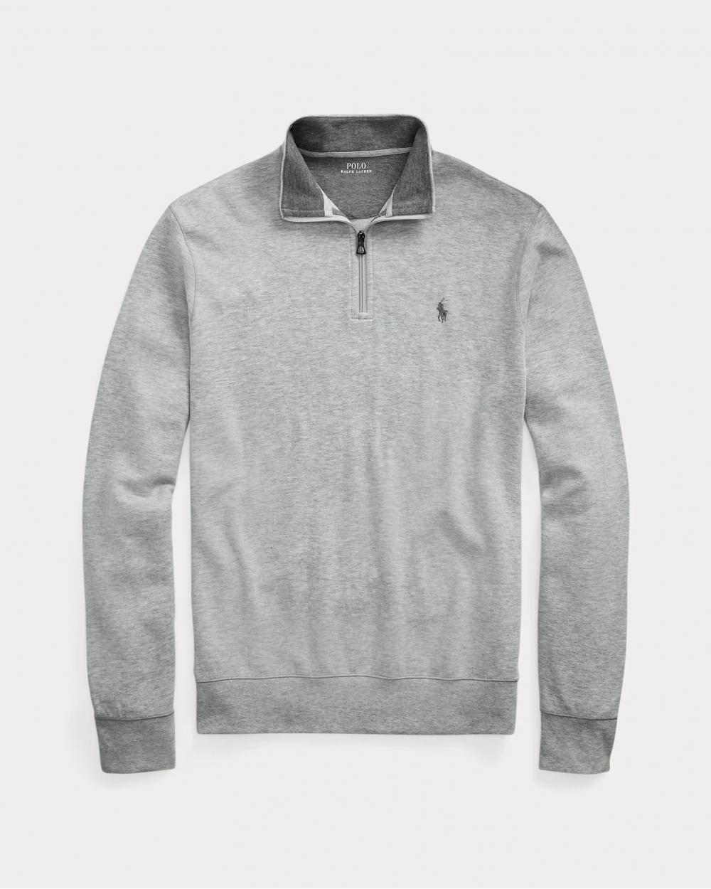 SWEAT RALPH LAUREN DEMI ZIP GRIS