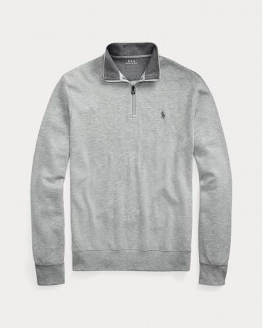 SWEAT RALPH LAUREN DEMI ZIP GRIS