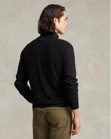 MAILLE DEMI ZIP RALPH LAUREN NOIR