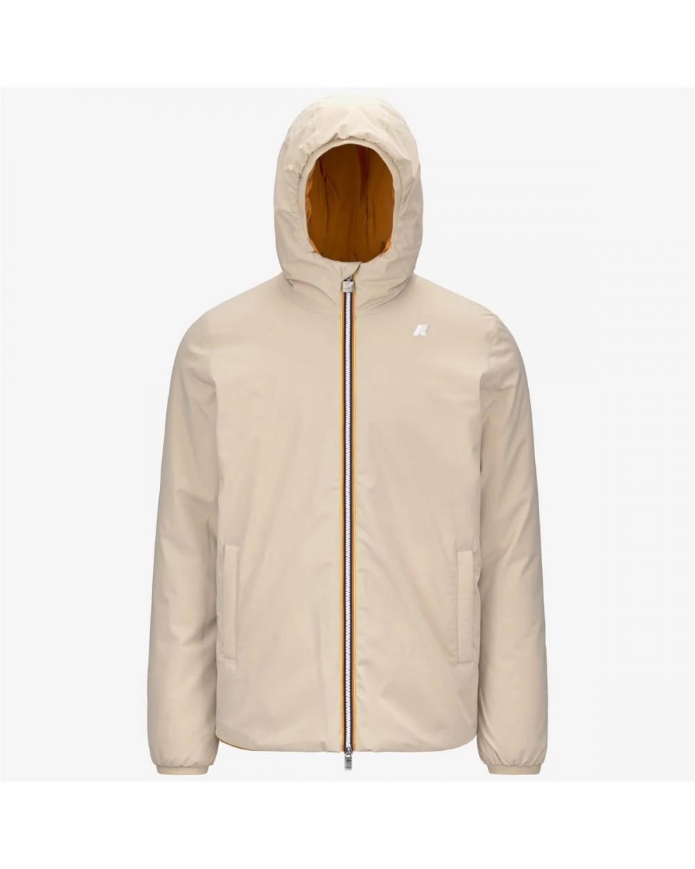 BLOUSON K-WAY JACK ST WARM DOUBLE  BEIGE YELLOW