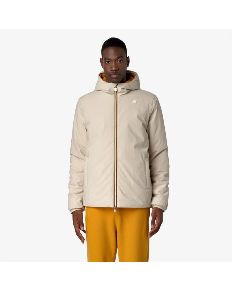 BLOUSON K-WAY JACK ST WARM DOUBLE  BEIGE YELLOW