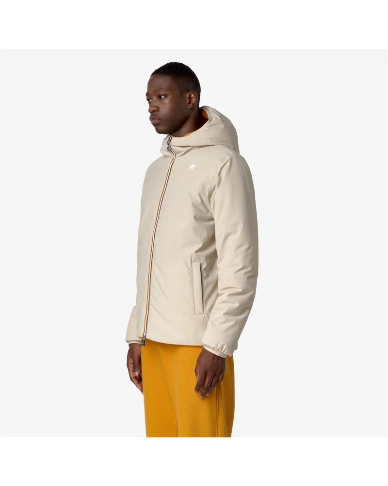 BLOUSON K-WAY JACK ST WARM DOUBLE  BEIGE YELLOW