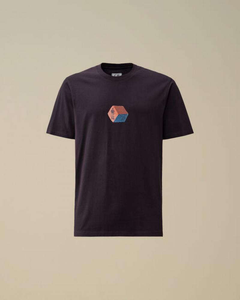 TEE SHIRT CP COMPANY 165A 799 VIOLET