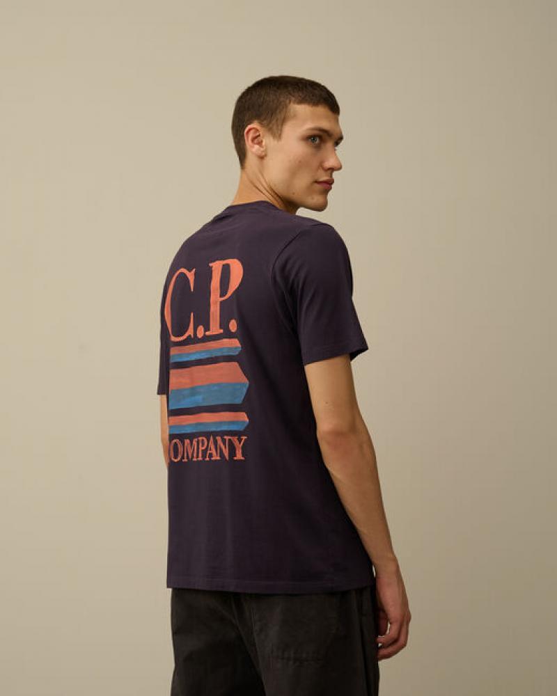 TEE SHIRT CP COMPANY 165A 799 VIOLET