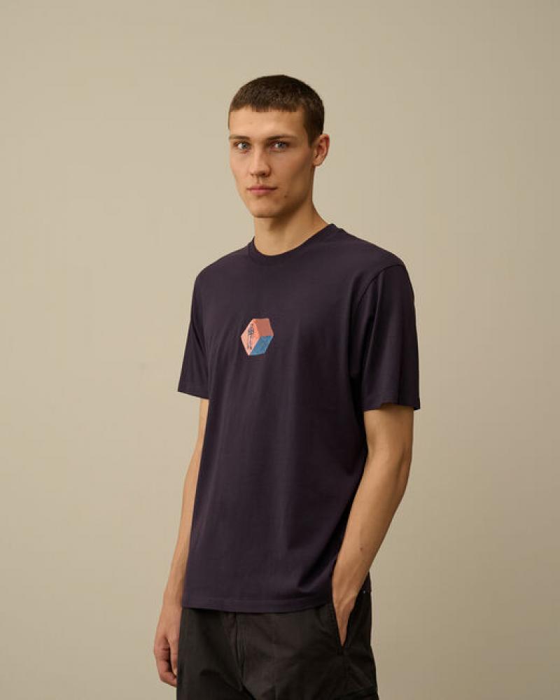 TEE SHIRT CP COMPANY 165A 799 VIOLET