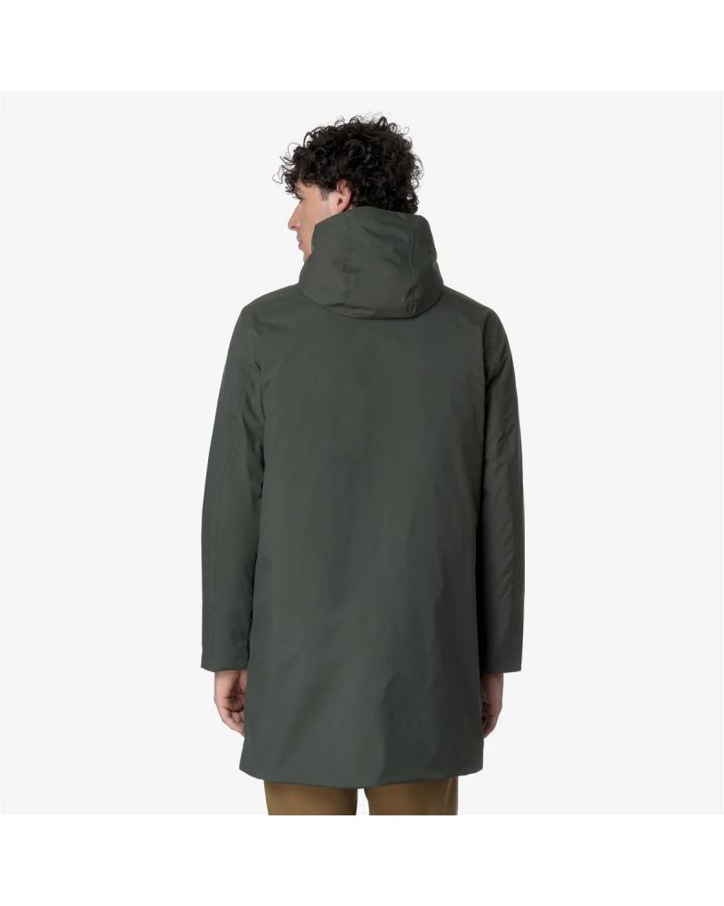 PARKA K-WAY THOMAS WARM OTTOMAN BROWN GREEN