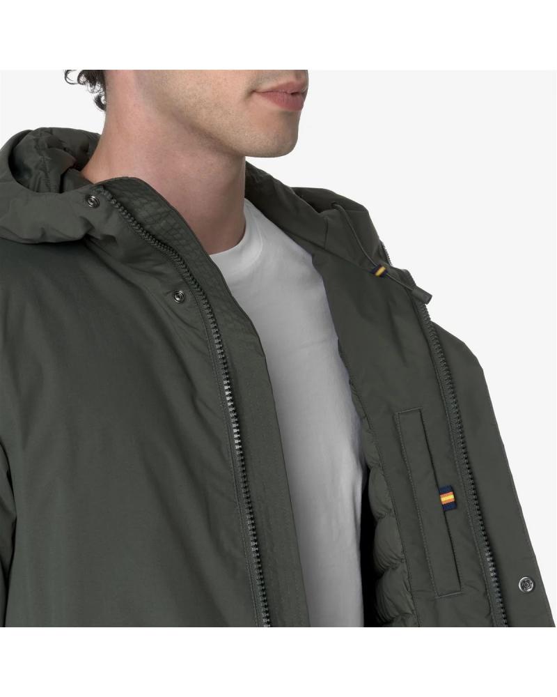 PARKA K-WAY THOMAS WARM OTTOMAN BROWN GREEN