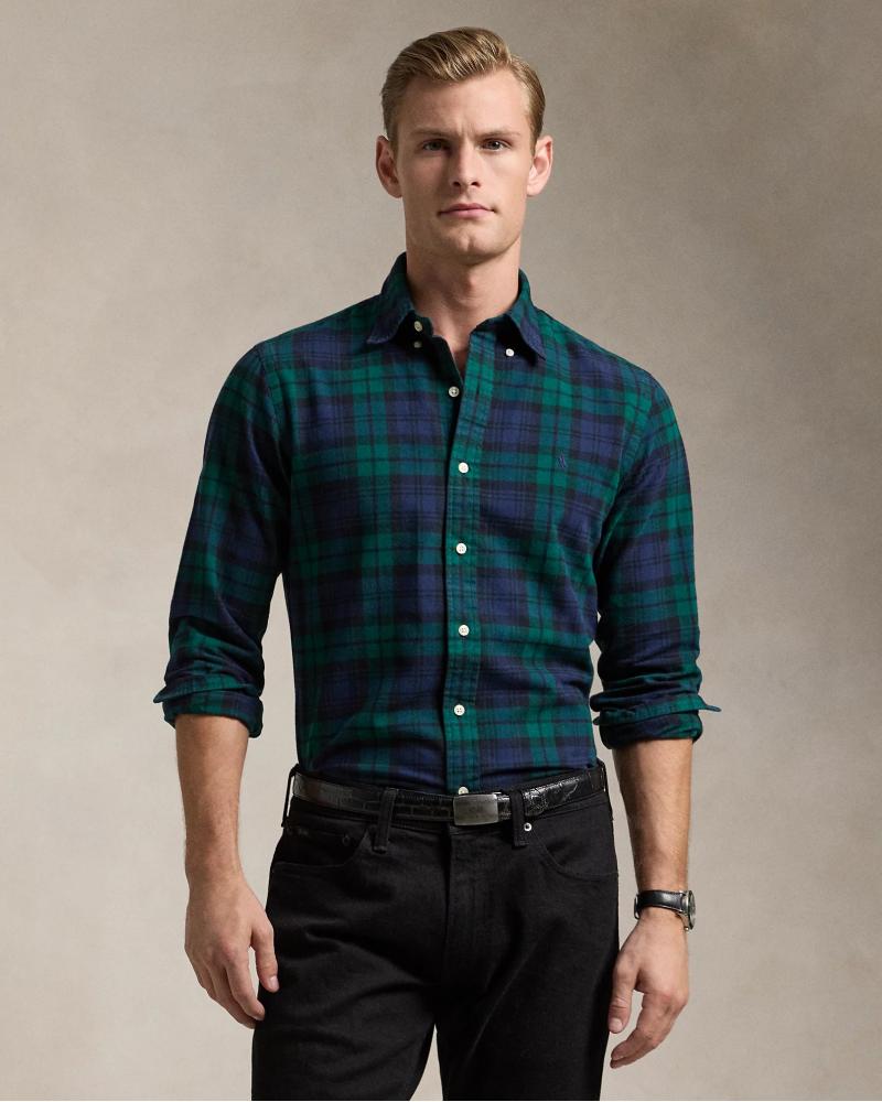 CHEMISE RALPH LAUREN ECOSSAIS MARNE VERT