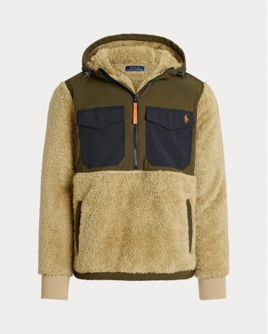 SWEAT RALPH LAUREN A CAPUCHE HYBRIDE