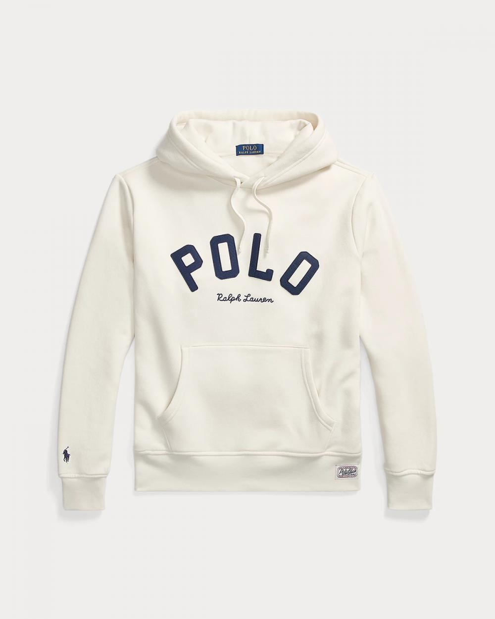 SWEAT HOODIE RALPH LAUREN BLANC