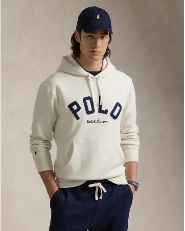 SWEAT HOODIE RALPH LAUREN BLANC