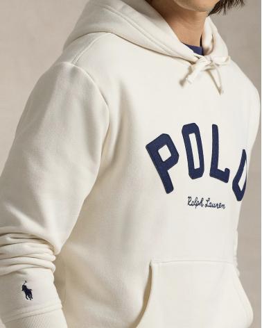 SWEAT HOODIE RALPH LAUREN BLANC