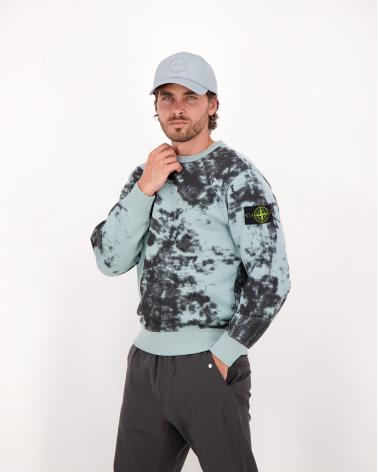 SWEAT STONE ISLAND 669 E3 0066 GRIS VERT