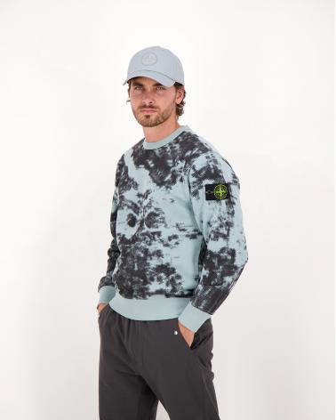 SWEAT STONE ISLAND 669 E3 0066 GRIS VERT