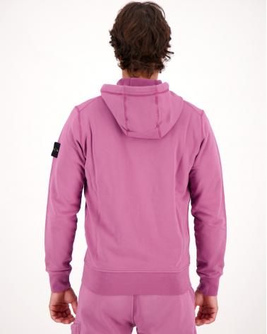 GILET SWEAT ZIPPE STONE ISLAND  HOODIE 4251 0086 Rose