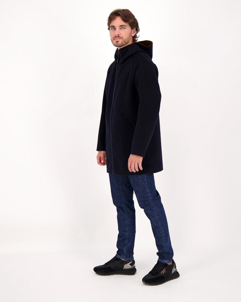 MANTEAU ASPESI DOUBLE FACE  MARINE MARRON