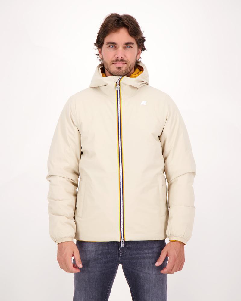 BLOUSON K-WAY JACK ST WARM DOUBLE  BEIGE YELLOW