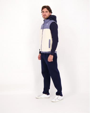 GILET K-WAY  LE VRAI 3.0 JILE ORSETTO ECRU GREY BLUE AVION