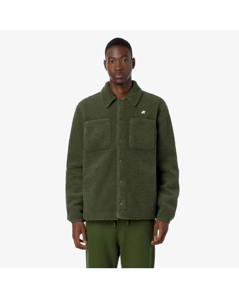 SURCHEMISE CAMERON SHERPA POLAR K-WAY GREEN