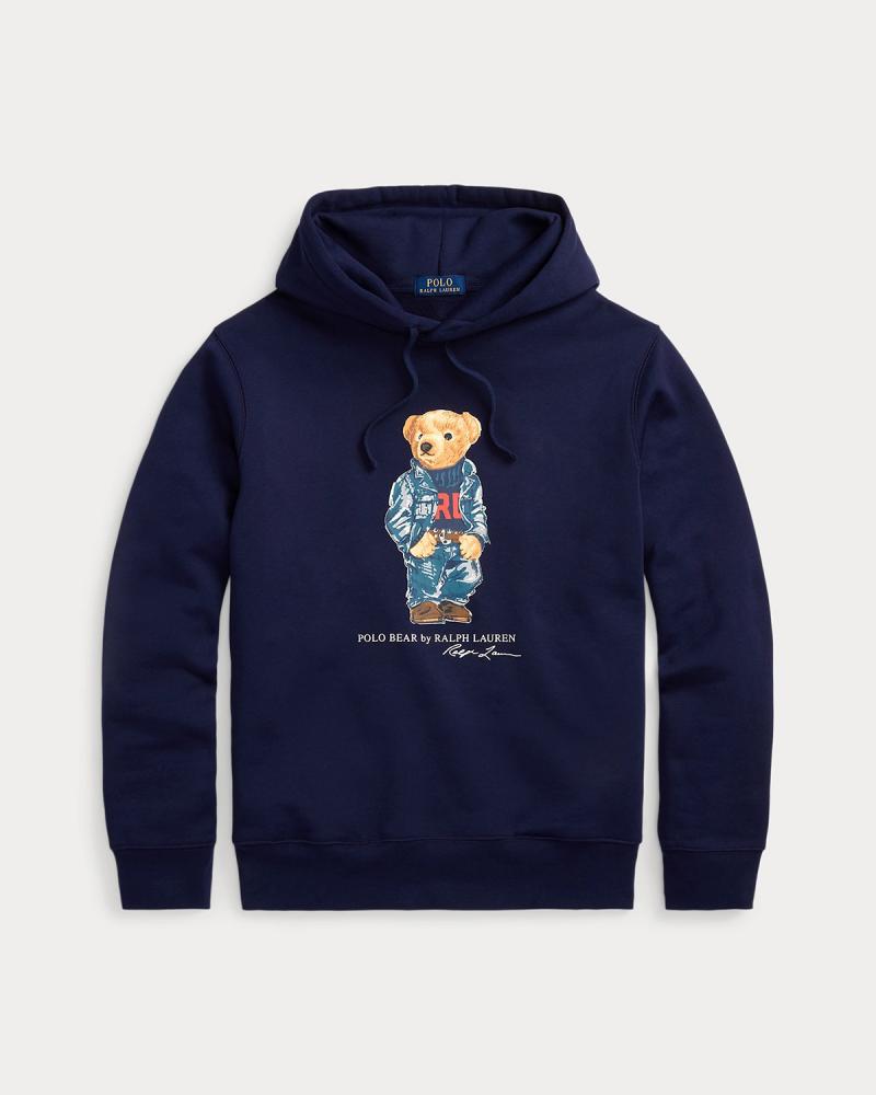 SWEAT HOODIE RALPH LAUREN  BEAR MARINE 