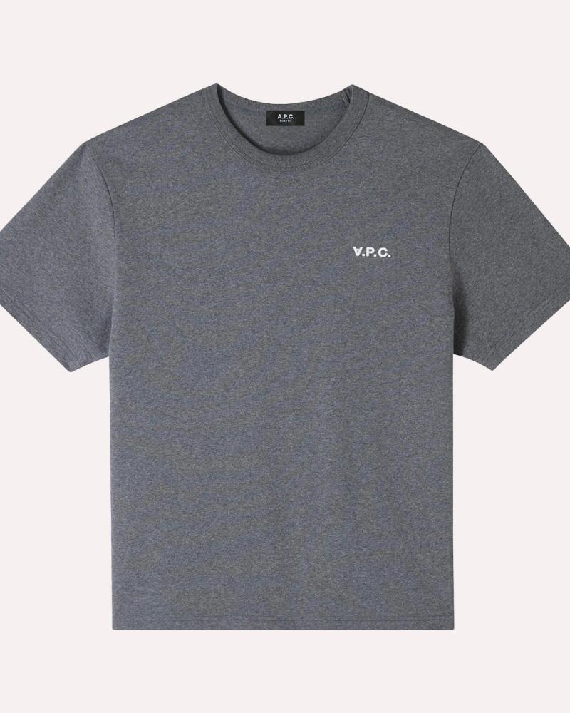 TEE SHIRT A.P.C.BOXY PETIT VPC ANTRACITE