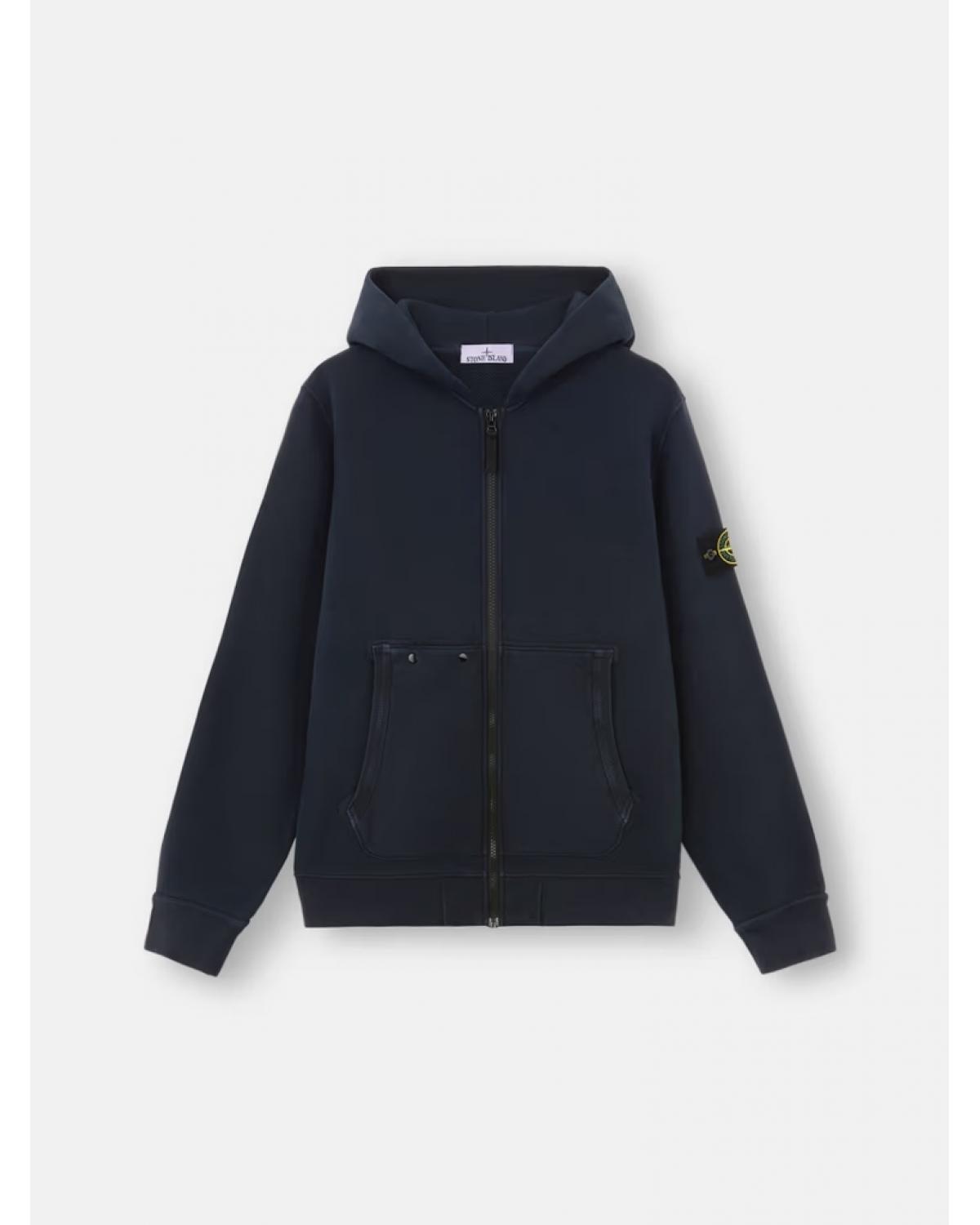 GILET STONE ISLAND SWEAT ZIPPE HOODIE 3341  0120