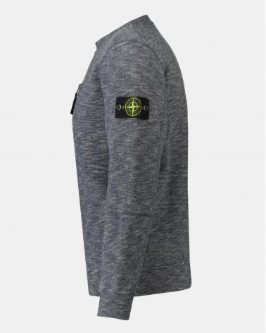 SWEAT STONE ISLAND 5338  0062 GRIS CHINE