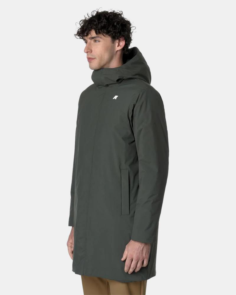 PARKA K-WAY THOMAS WARM OTTOMAN BROWN GREEN