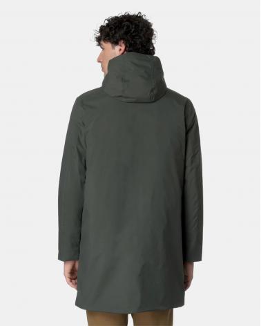 PARKA K-WAY THOMAS WARM OTTOMAN BROWN GREEN