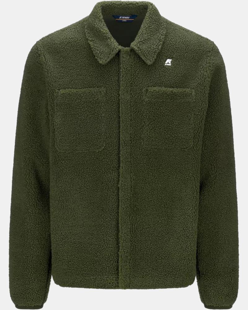 SURCHEMISE CAMERON SHERPA POLAR K-WAY GREEN