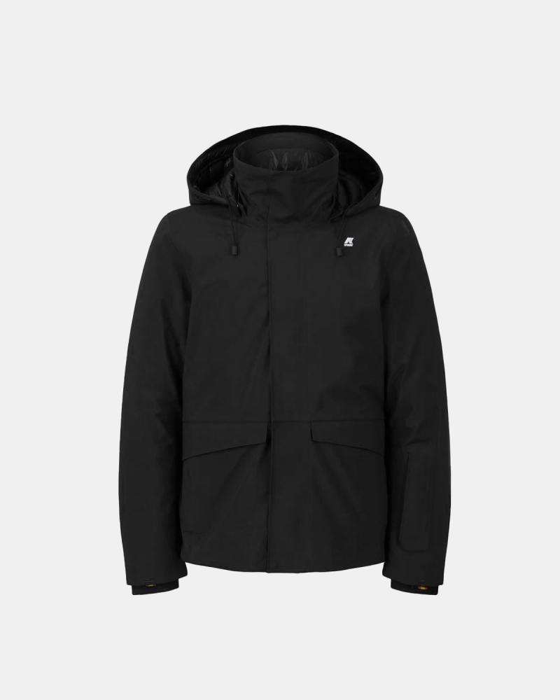 BLOUSON K-WAY JACKEN BONDED NOIR