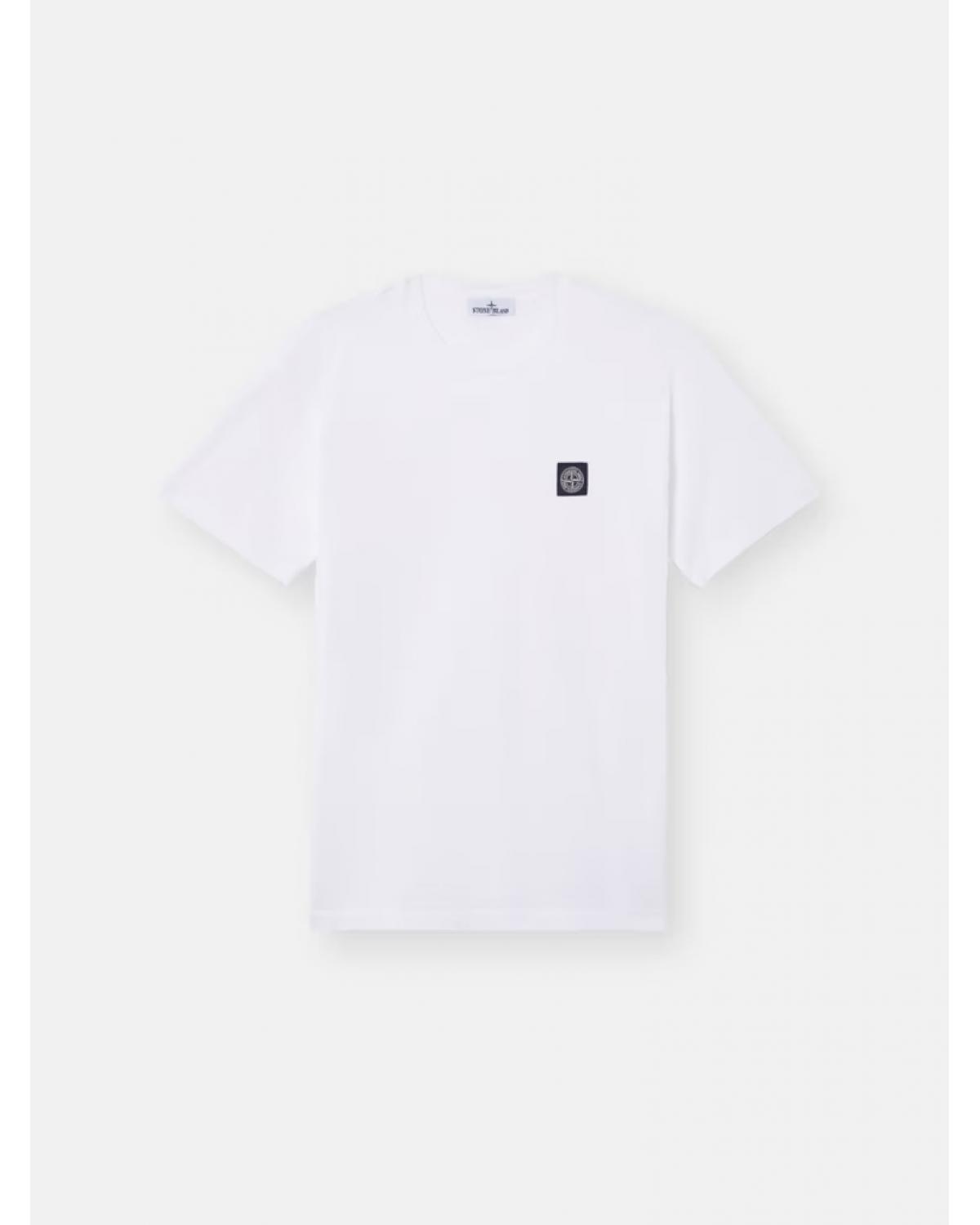 TEE SHIRT STONE ISLAND 2100039 0013  BLANC