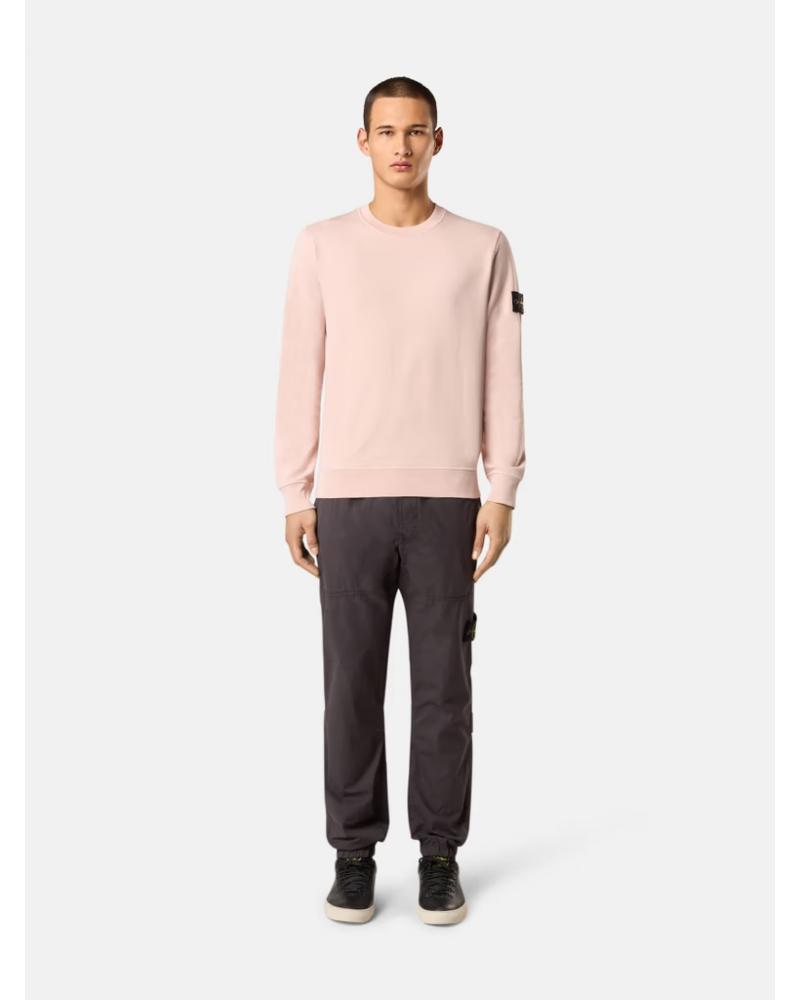 SWEAT STONE ISLAND COL ROND 56 44 51 0082 ROSE