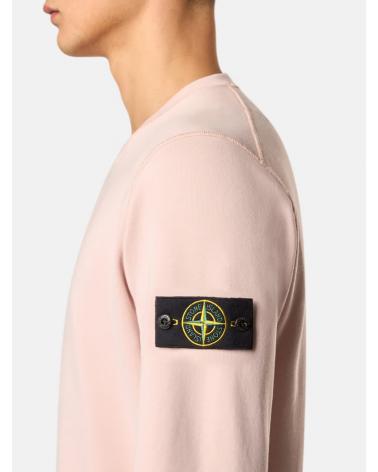 SWEAT STONE ISLAND COL ROND 56 44 51 0082 ROSE