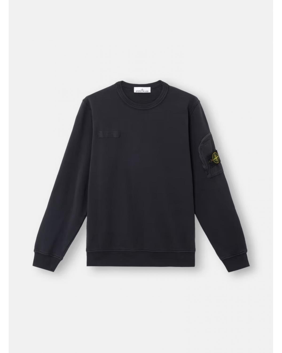 SWEAT STONE ISLAND 61003 0029 NOIR