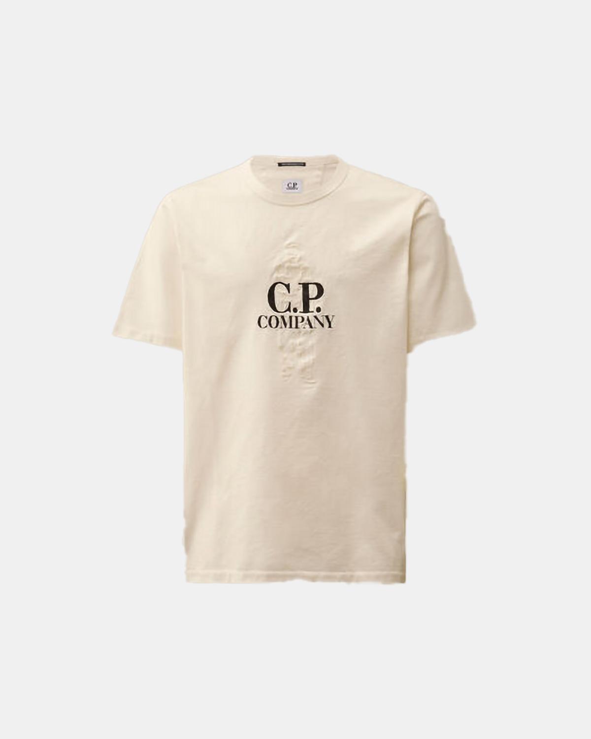 TEE SHIRT CP.COMPANY S106  BRITISH SAILOR103 BLANC