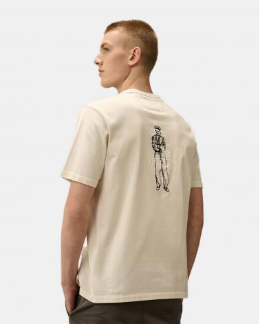 TEE SHIRT CP.COMPANY S106  BRITISH SAILOR103 BLANC