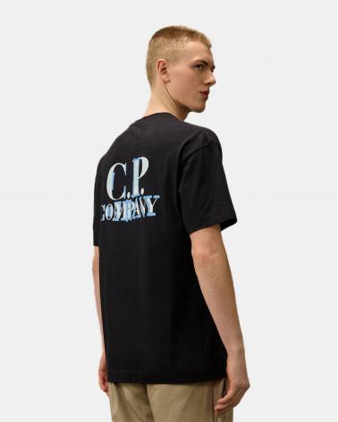 TEE SHIRT CP.COMPANY  LOGO S148 888 MARINE