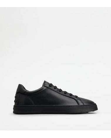 SNEAKERS TOD'S en CUIR NOIR CASSSETTA