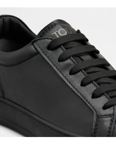 SNEAKERS TOD'S en CUIR NOIR CASSSETTA