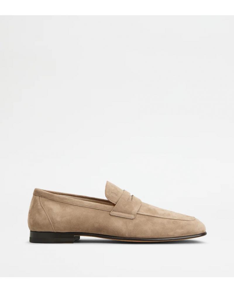 MOCASSIN TOD'S CUIR VELOURS BEIGE