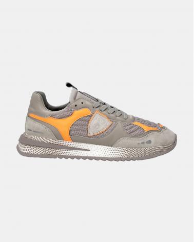 BASKET PHILIPPE MODEL OLYMPIQUE FRN1  GRIS ORANGE