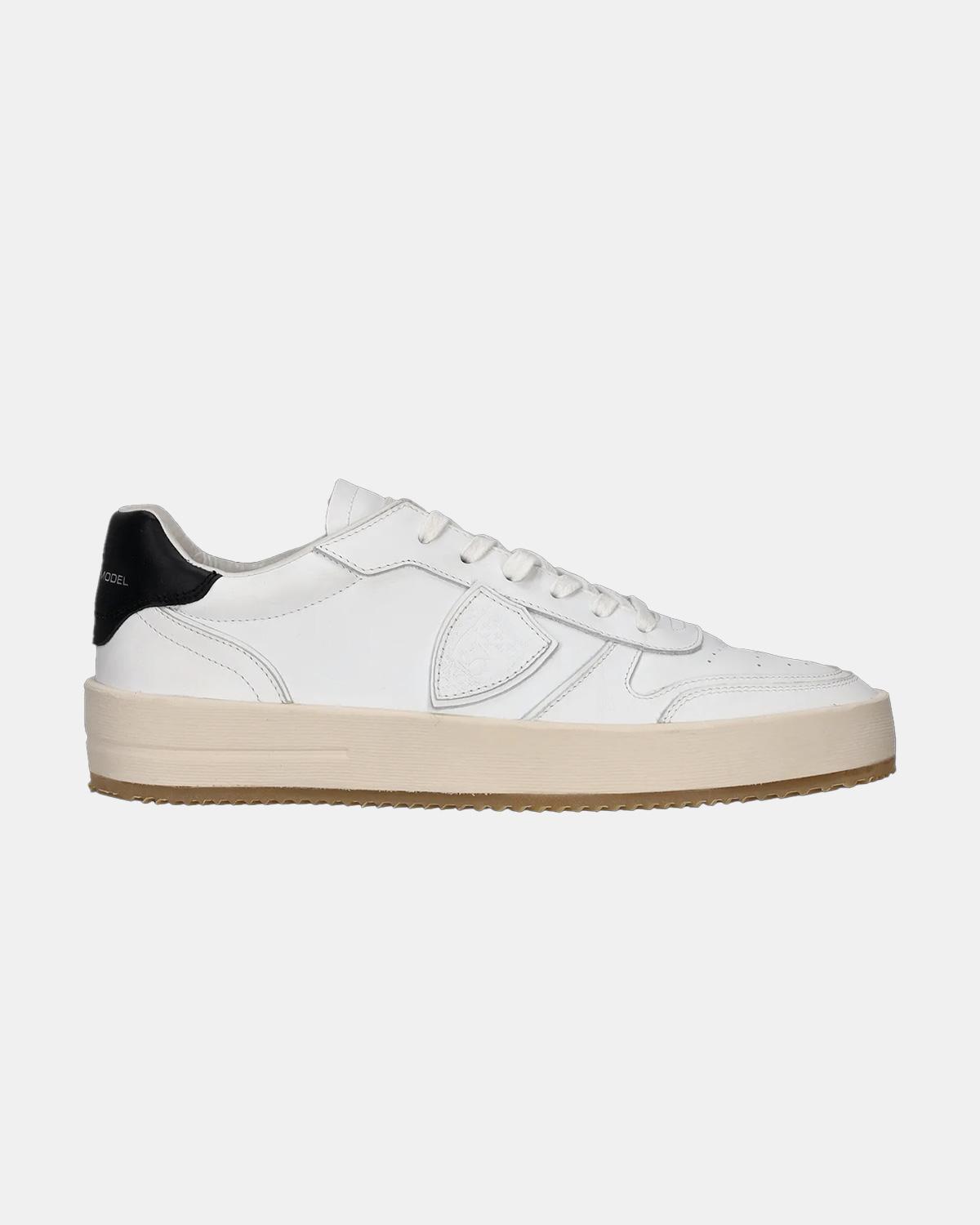 BASKET PHILIPPE MODEL  NICE V002 BLANC -NOIR