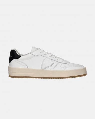 BASKET PHILIPPE MODEL  NICE V002 BLANC -NOIR