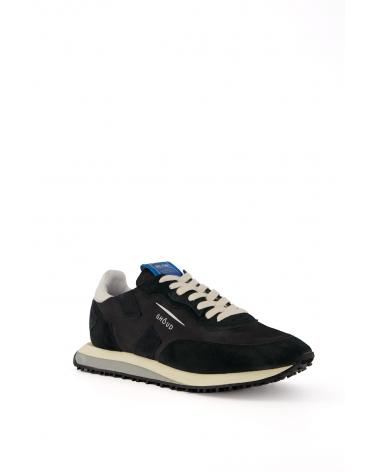 BASKET GHOUD  RUSH NYLON SUEDE BLACK/WHITE