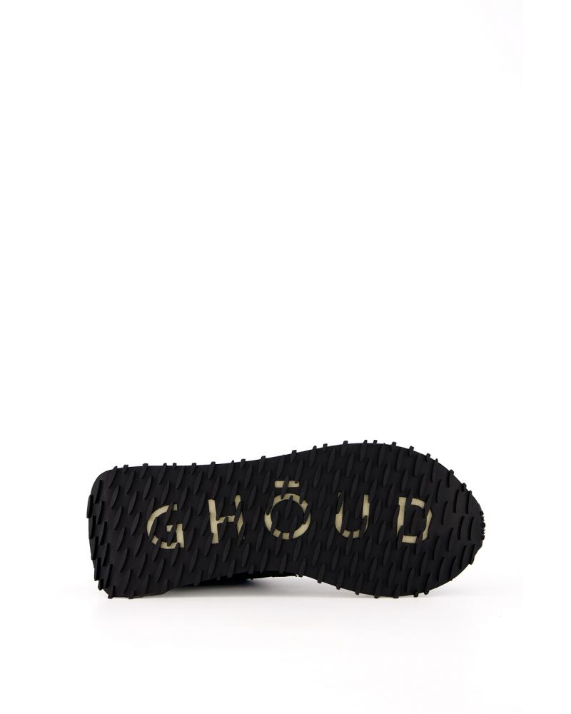 BASKET GHOUD  RUSH NYLON SUEDE BLACK/WHITE