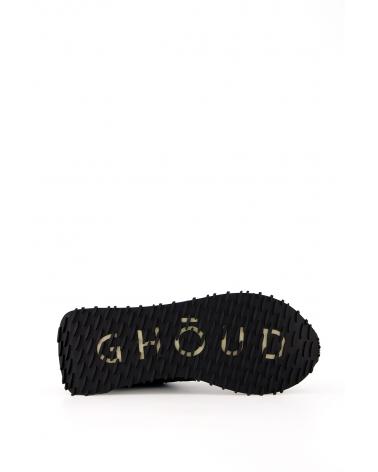 BASKET GHOUD  RUSH NYLON SUEDE BLACK/WHITE