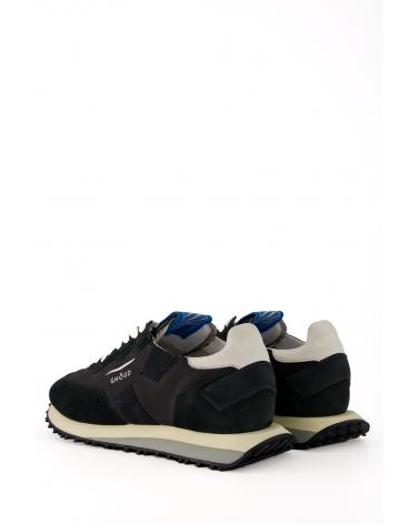 BASKET GHOUD  RUSH NYLON SUEDE BLACK/WHITE