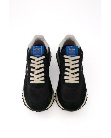 BASKET GHOUD  RUSH NYLON SUEDE BLACK/WHITE